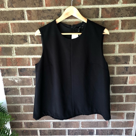 Victoria Beckham for Target Tops - NWT Victoria Beckham for Target Black Fringe Tank